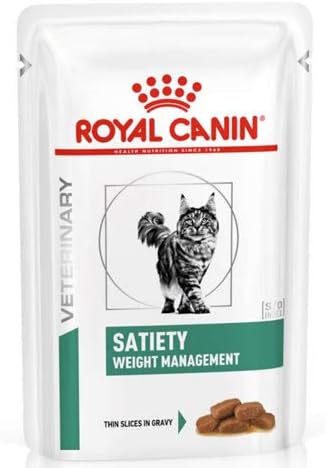 Royal Canin Satiety Weight Loss Support Veterinary Health Nutrition Cat Food 48 x 85g pouches