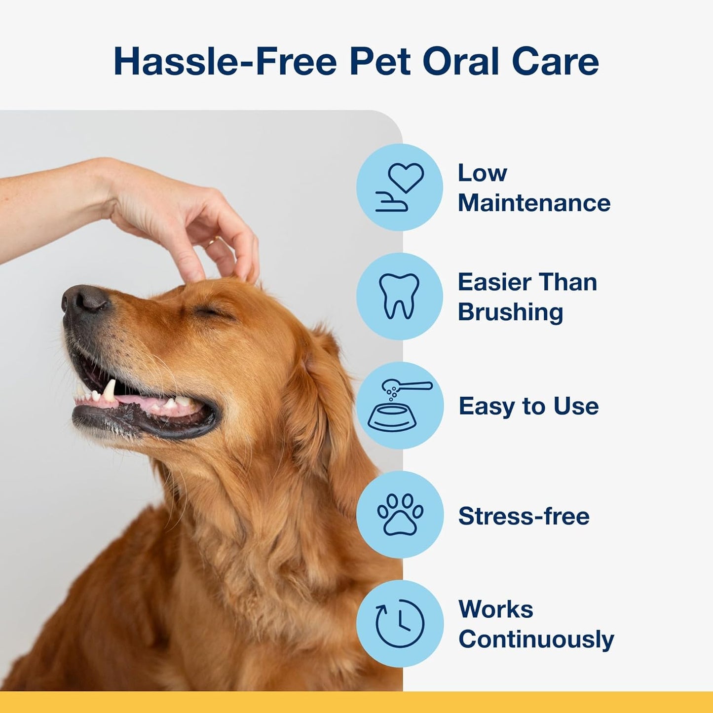 ProDen PlaqueOff Powder for Dogs & Cats, Tartar & Bad Breath Remover with 100% Natural Teeth Cleaner and Plaque Remover 420 g