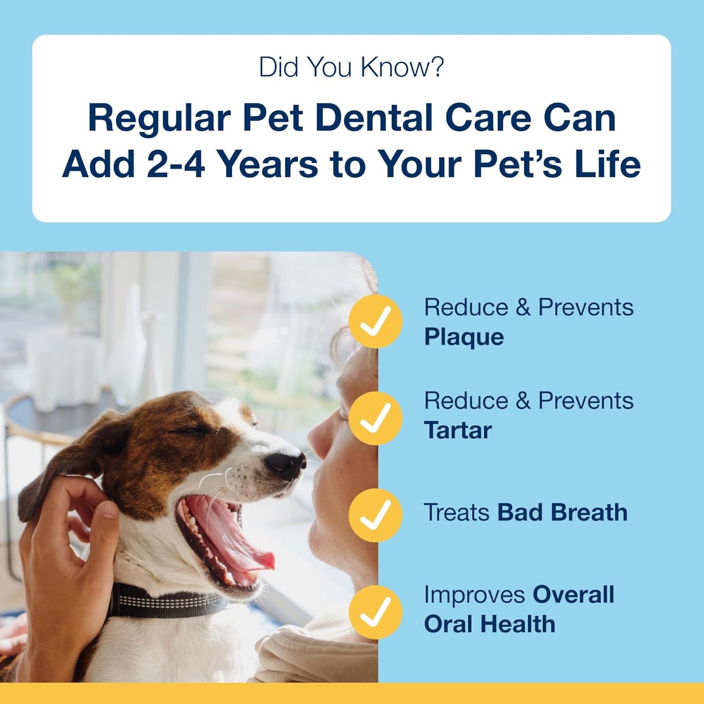 ProDen PlaqueOff Powder for Dogs & Cats, Tartar & Bad Breath Remover with 100% Natural Teeth Cleaner and Plaque Remover 420 g