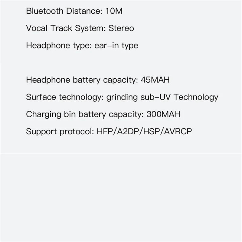 E6S Digital Display Wireless Earphones Noise Canceling Waterproof Earbuds in-Ear Stereo Sport Headphone with Charging Case Box