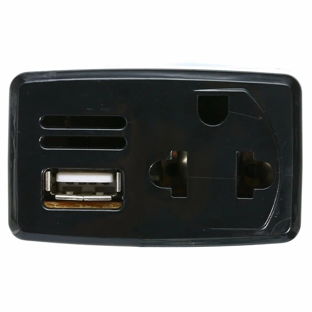 1PCS Portable Car Charger 12V/24V To 220V DC To AC Car Power Converter Adapter Inverter Plug Outlet Charger Car Electronics