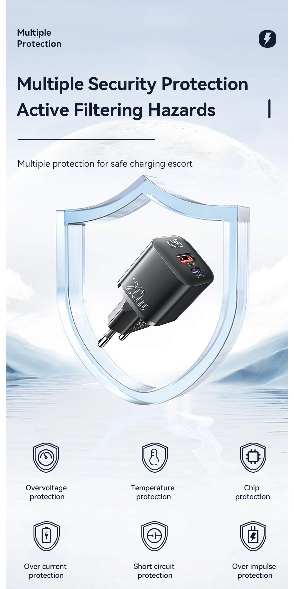 Essager 20W GaN PD USB C Charger for iPhone 14 13 12 11 Pro Max Phone QC 3.0 PD 3.0 USB Type C Fast Charging for Xiaomi pocoiPad