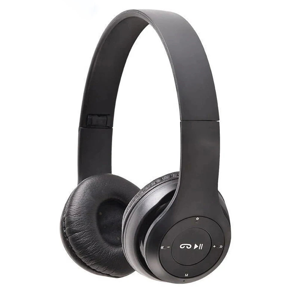 Wireless Bluetooth Headphone With HD Mic Foldable Headset Stereo Sound Earphones Sports Gaming Headphones