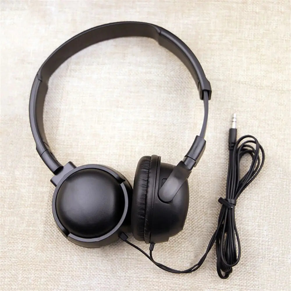 Music Earbuds Over Ear Wierd Headphones HiFi Stereo Music Stereo 3.5mm Headset Adjustable Audio Bass Macaron Headphone Tablet