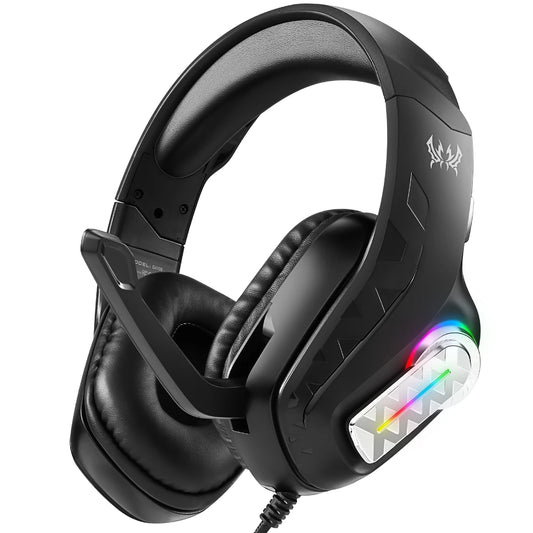 Headphones 3.5mm Wired Gaming Headset Earphones Music For PS4 Play Station 4 Game PC Chat Computer With Microphone